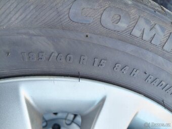 RENAULT CLIO disky 4x100 R15 ET 43 +185/65/15 léto - 15