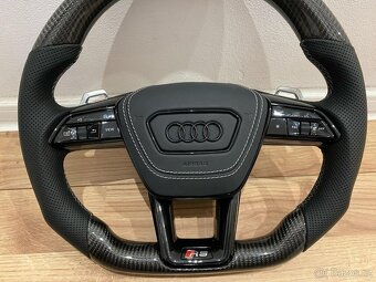 AUDI VOLANT KARBONOVY s AIRBAGOM A6 A7 C8 Q8 S8 SQ8 E-TRON - 15