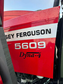 Traktor Massey Ferguson 5609 DYNA-4 + čelní nakladač + fréza - 15
