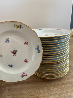 Rozsáhlá souprava Míšeňský porcelán / Meissen - 15