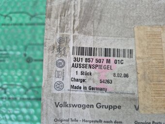 Škoda Superb I pouzdro levého vnějšího zrcátka - 15