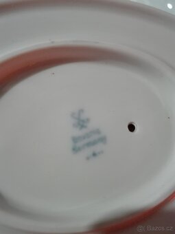 Porcelánové nádobí motiv cibulák zn. foto 12 kusů - 15