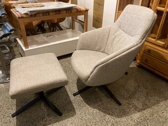 Rohová sedací souprava-Taburet-MONDO Assea-Nová - 15