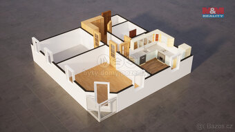 Prodej bytu 2+1, 63 m², Chlumec, ul. Stradovská - 15