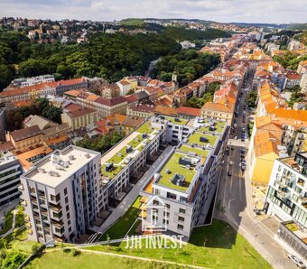 Pronájem moderního 1+kk v projektu Neugraf, 33 m2 – Smíchov, - 15