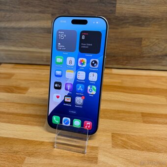 IPhone 16 Pro 128GB, bílý, 100% baterie, eSIM (rok záruka) - 15