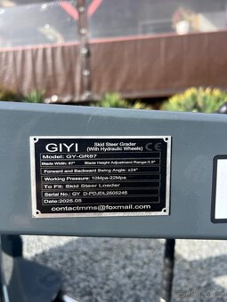 grejdr noví na smykový nakladač ovládání elektrické 12 v - 15