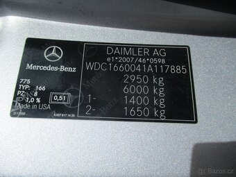 Mercedes ML250CDi 150KW BlueTEC 4x4 bez koroze 2012 - 15