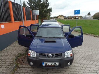 Nissan Double Cab 2.5 TD 4x4 tažné 3T k. ČR TOP - 15