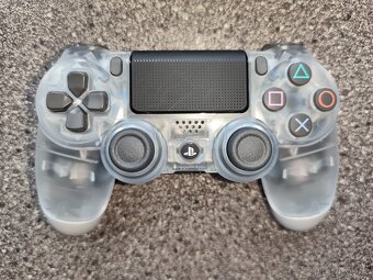PS4 DUALSHOCK OVLADAČ CRYSTAL ROZBALENO ZÁRUKA - 15