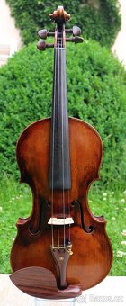 Staré 4/4 německé housle z19ho století dle Andrea Borelli - 15
