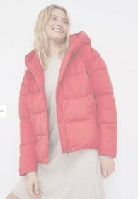 Bunda Vero Moda dámská, červená barva, zimní M - 15