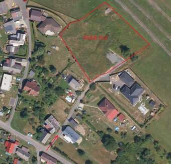 Stavební pozemek Jílové u Držkova - 4564 m2 - 15