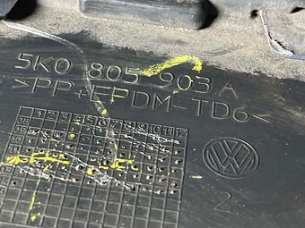 VW GOLF 6 1K 08-13 nárazník OST + 4xPDC 5K0807221 - 15