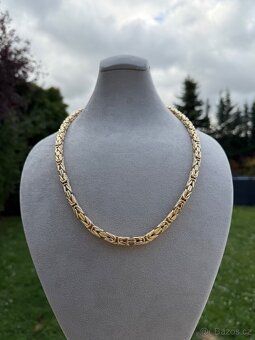 Zlatý řetěz KRÁLOVSKÁ VAZBA - 67.5g 68cm - 8mm - NOVÝ ZLATO - 15