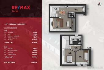 Prodej bytu 3+kk v osobním vlastnictví 78 m², Skorkov - 15