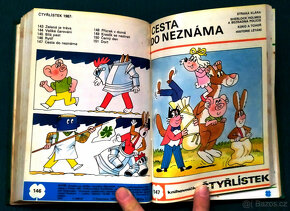KNIHA 10 x ČTYŘLÍSTEK od č. 140 do č. 149 z r. 1986-1987 - 15