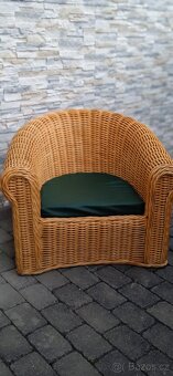 Ratanové mohutné křeslo - 15