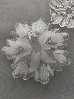 Sada skleněných servirovacich talířů a mísy od Mikasa - 15