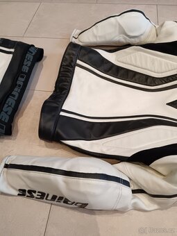Dainese Stripes-Dámská Pánská kožená moto kombinéza, dvoudíl - 15