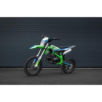 Pitbike Leramotors Thunder 125ccm, kola 17/14, zelená - 15