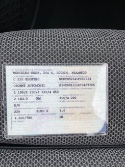 Mercedes C220 cdi kombi Avantgarde Plná výbava Top stav - 15