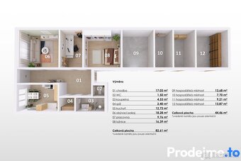 Prodej rodinného domu 3+1, 83 m2 - Dobšice, ev.č. 100075 - 15