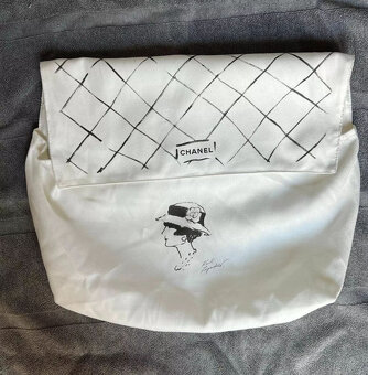 Originální kabelka Chanel Double Flap Classic Bag černá stří - 15