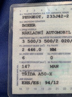 Peugeot Boxer 6míst v TP PRODANO - 15