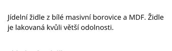 Jídelní stůl a 4 židle - 15