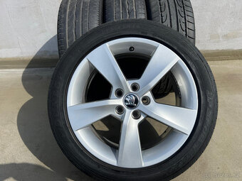 215/45R16 7X16 5X100 ET46 Alu kola ŠKODA RAPID FABIA III - 15