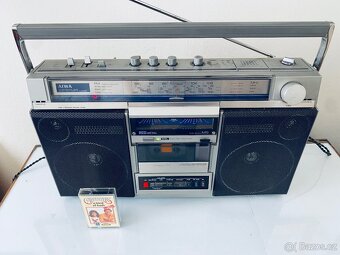Radiomagnetofon/boombox Aiwa CS-660, rok 1981 - 15