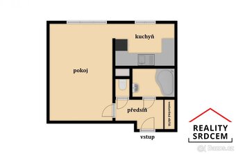 Prodej zrekonstruovaného bytu 1+1, os. vl., 32 m2, ul. Lísko - 15
