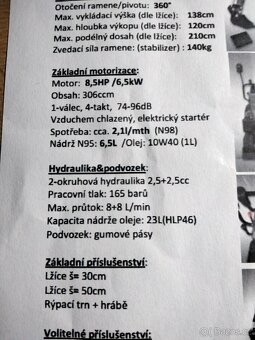 Mini bagr Jansen MB500 - 15