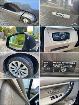 BMW ŘADA 3 F30 2.0D 135KW•AT•2015•LUXURY•HUD•Kessy•Adaptiv - 15