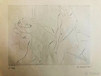 E. Nevan - Odpočívající tanečnice (12 grafík), 1946 - 15