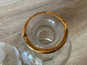 karafa stará skleněná karafa láhev na alkohol demižon - 15