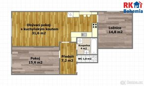 Prodej bytu 3+kk v Českém Brodě v ulici Kounická - 15