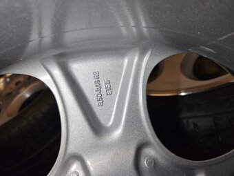 alu kola BRABUS R18 po kompletní renovaci + pneu + tpms - 15