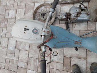 jawa 50 pionyr - holubi modř - original lak - 15