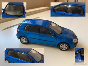 28 ks modelů aut 1:18 a 1:24 + osvětlená vitrína - 15
