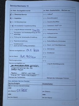 Volkswagen Golf VII 7 1.6 TDi 81KW servisni kniha - 15