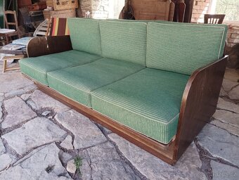 PĚKNÝ VINTAGE ROZKLÁDACÍ FUNKCIONALISTICKÝ GAUČ TON HALABALA - 15
