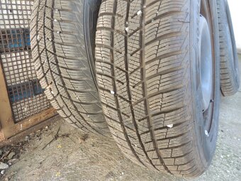 4ks plech.disků na Škoda Octavia 2+zimní pneu 195/65/15 - 15