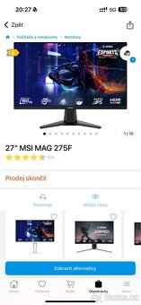 Herní PC set – pc + monitor + klávesnice + sluchátka - 15