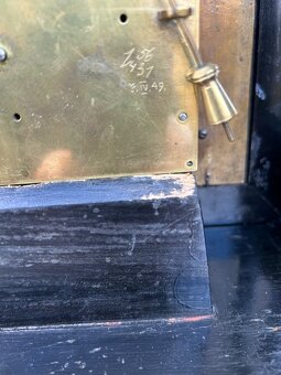 Barokní hodiny aldojčky sig. Loket. - 15