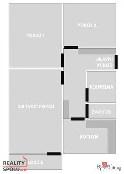 Pronájem, byty/3+1, 70 m2, Mírová 1468, 51601 Rychnov nad Kn - 15