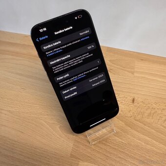 iPhone 15 Pro 128GB, 100% baterie, modrý, eSIM (rok záruka) - 15