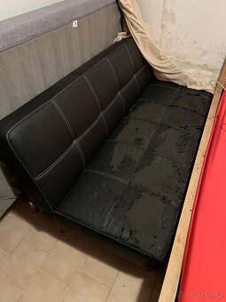 Rozkládací Ikea sedačka- 3kusy - 15