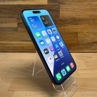 iPhone 15 Pro 128GB, modrý (12 měsíců záruka) - 15